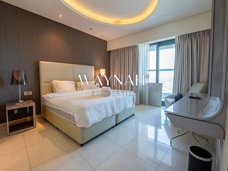 Spacious 1-BR |  High Floor |  Fully Furnished Apt