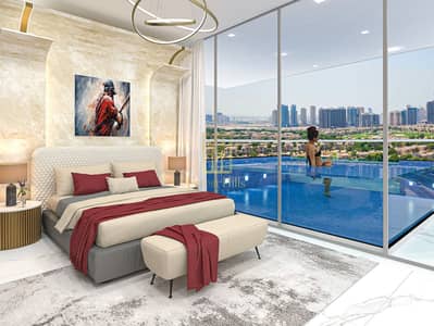 Studio for Sale in Dubai Sports City, Dubai - Final_private_pool_render. jpg
