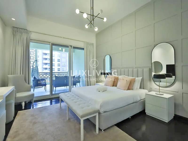Luxury Modern Interior | 2 BR + Maid | Marina View
