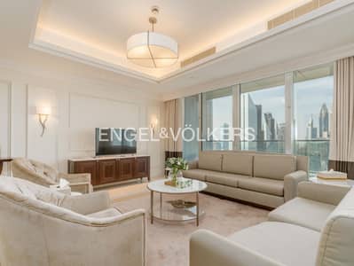 4 Bedroom Apartment for Rent in Downtown Dubai, Dubai - Fully Furnished | Available Now | Sea View