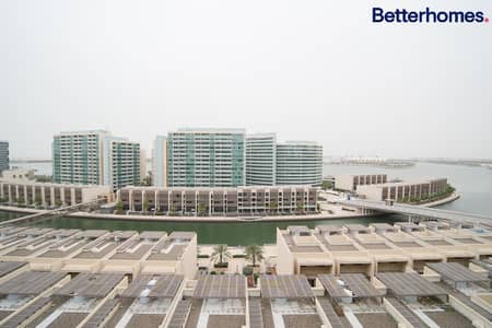 1 Bedroom Flat for Rent in Al Raha Beach, Abu Dhabi - Canal View | Vacant | High Floor | Well Maintained
