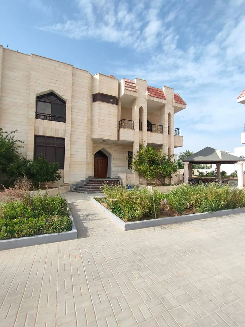 Big Villa For Rent With Excellent Finishing ,, Prime Location In Khalifa City Nearby All Services