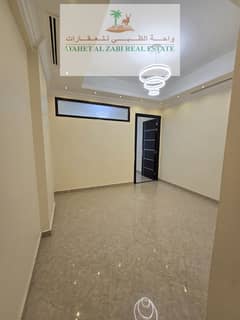A room and a hall for annual rent in Ajman, Al Rawda 3, very luxurious finishes, with a free month, lighting system and card entry.