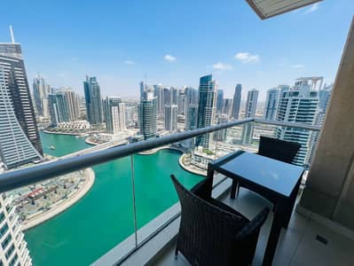 1 Bedroom Flat for Rent in Dubai Marina, Dubai - Furnished | Stunning Marina View | High Floor