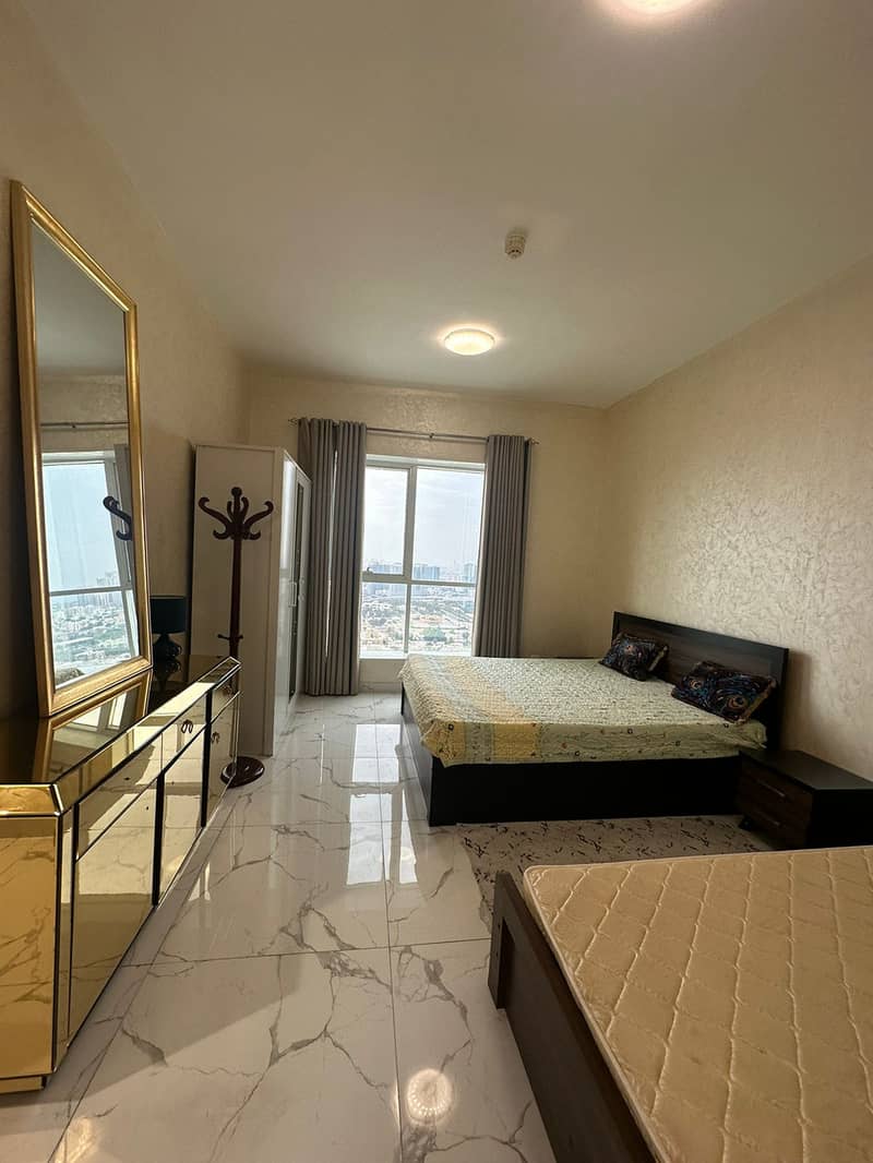 FURNISHED 2 BHK CREEK VIEW AT OASIS TOWER AJMAN WITH EASY INSTALLMENTS