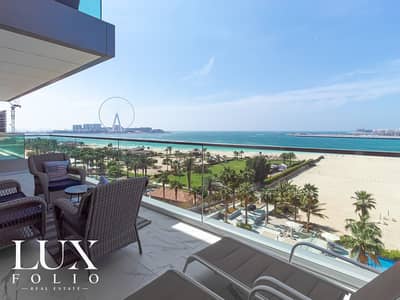 2 Bedroom Flat for Rent in Jumeirah Beach Residence (JBR), Dubai - Full Sea View | Best Layout | Partially Furnished