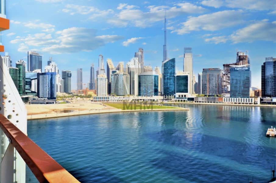 Canal and Burj Khalifa View | Well Maintained | Best Deal