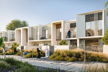 4 Bedroom Townhouse for Sale in The Valley by Emaar, Dubai - Genuine Resale | Single Row | Lagoon View