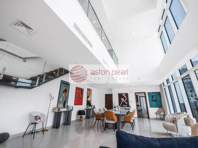 3 Bedroom Flat for Rent in Business Bay, Dubai - Top Floor | 3 BR + Maid | Canal/Burj View | Vacant