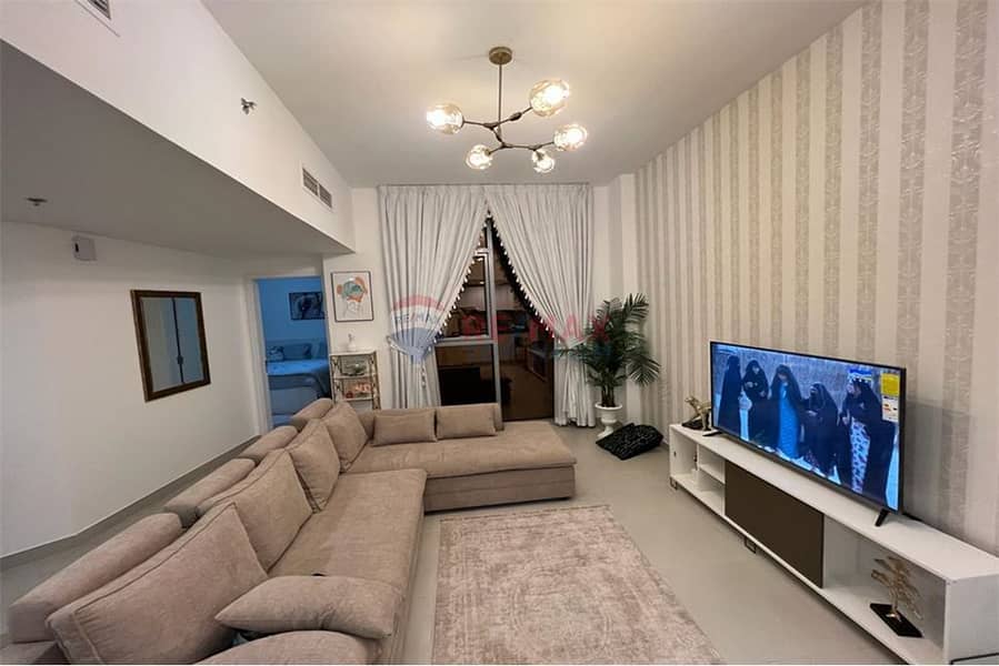 شقة فاخرة بغرفة نوم واسعة مفروشة بالكامل في ذا بولس بوليفارد - C1، دبي الجنوب