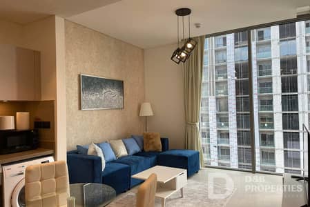 1 Bedroom Apartment for Rent in Sobha Hartland, Dubai - Burj View | Fully Furnished | High Floor