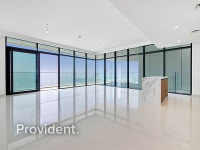 3 Bedroom Apartment for Rent in Dubai Harbour, Dubai - 1_Kitchen-Reception-0. jpg