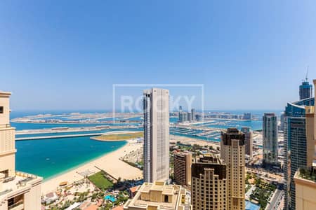 5 Bedroom Penthouse for Sale in Jumeirah Beach Residence (JBR), Dubai - Marina and Sea View|Luxury Living|Tenanted
