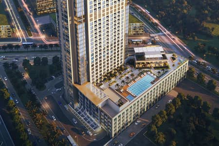 2 Bedroom Flat for Sale in Sobha Hartland, Dubai - Investment Unit / Burj Khalifa View /Handover Soon