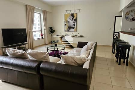 فلیٹ 1 غرفة نوم للايجار في جميرا بيتش ريزيدنس، دبي - صيانة جيدة | فسيحة | الموقع الرئيسي