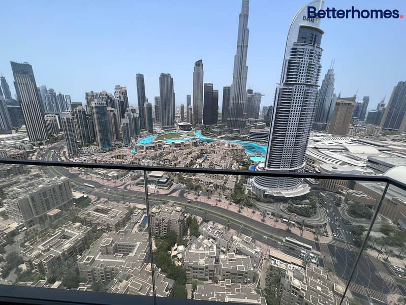 Full Burj Khalifa and Downtown View | Balcony