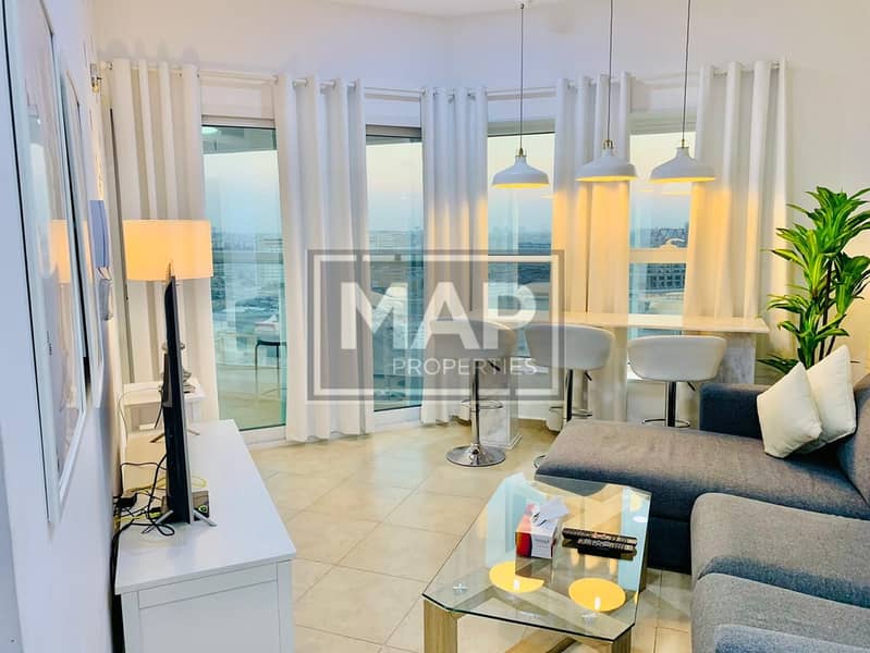 3BHK Fully Furnished Apartment for Rent With Balconies Near to DMCC Metro JLT Dubai Gate 2