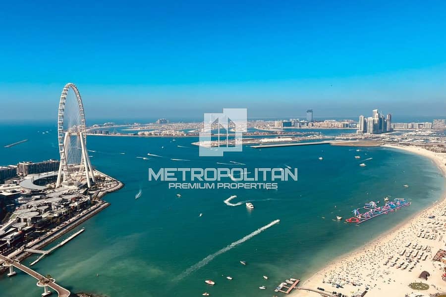Fully Furnished | High Floor | Ain Dubai View