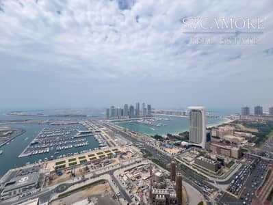 1 Bedroom Apartment for Rent in Dubai Marina, Dubai - Furnished | Full Palm View | Vacant Soon