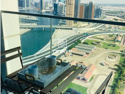 1 Bedroom Flat for Rent in Business Bay, Dubai - High Floor|Furnished|Ready To Move In|Canal View