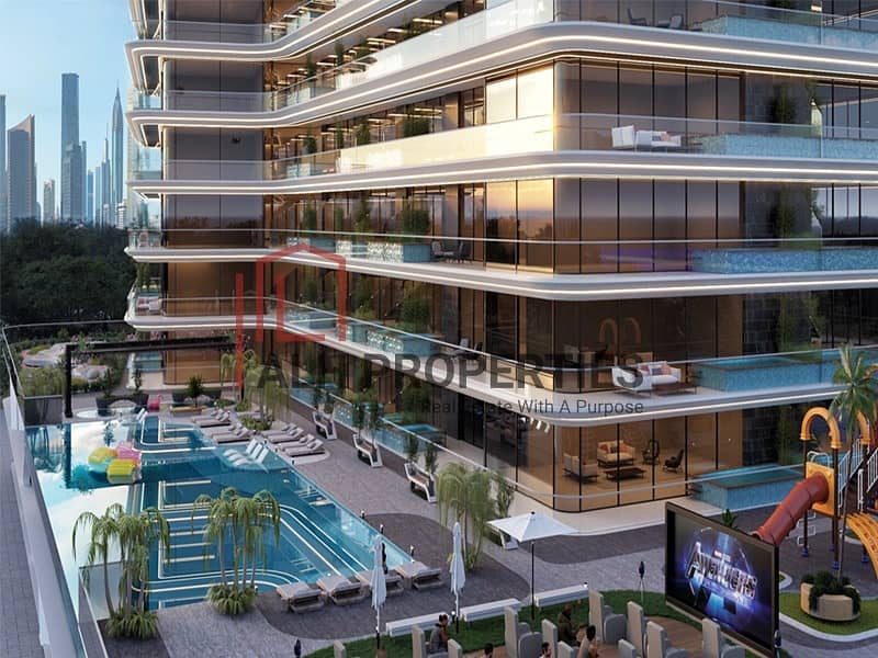 位于迪拜体育城，高尔夫景观公寓 的公寓 875000 AED - 8829951