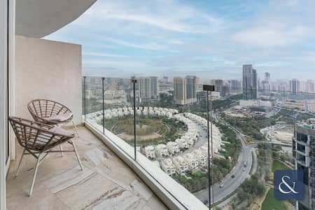 2 Bedroom Apartment for Sale in Jumeirah Village Circle (JVC), Dubai - Burj Khalifa View | Private Pool | Vacant