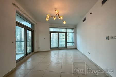 2 Bedroom Flat for Rent in Downtown Dubai, Dubai - High floor | Chiller free | Burj and Sea view