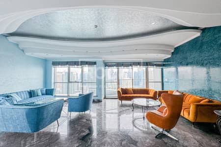 3 Bedroom Penthouse for Rent in Dubai Marina, Dubai - Furnished | Marina and Ain Dubai View