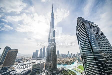 3 Bedroom Flat for Rent in Downtown Dubai, Dubai - Burj Khalifa and Fountain View | 04 Series | High Floor