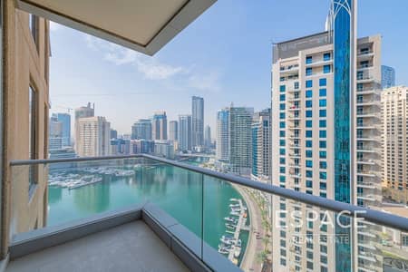 1 Bedroom Apartment for Sale in Dubai Marina, Dubai - EMAAR | Marina View From Balcony | Vacant