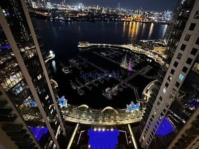 3 Bedroom Flat for Rent in Dubai Creek Harbour, Dubai - Overlooking the Creek | High Floor | Burj View