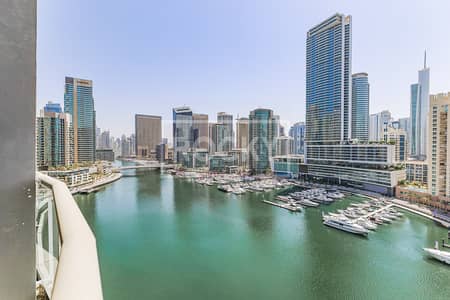 3 Bedroom Flat for Rent in Dubai Marina, Dubai - Full Marina View | High Floor | Vacant