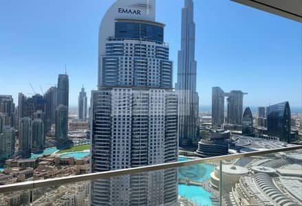 3 Bedroom Apartment for Rent in Downtown Dubai, Dubai - Burj Khalifa View | High Floor | 3 Bedroom +  Maid
