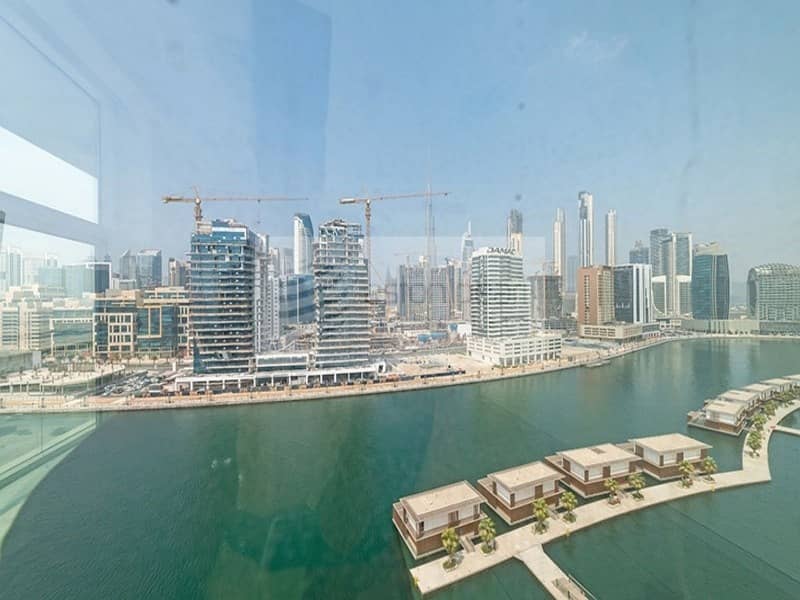 Unfurnished 2BR| Burj and Canal View |Middle Floor
