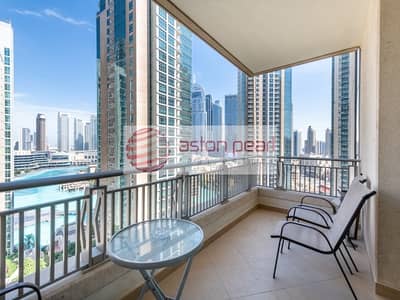 2 Bedroom Apartment for Rent in Downtown Dubai, Dubai - High Floor 2BR|Fully Furnished|Fountain View|Ready