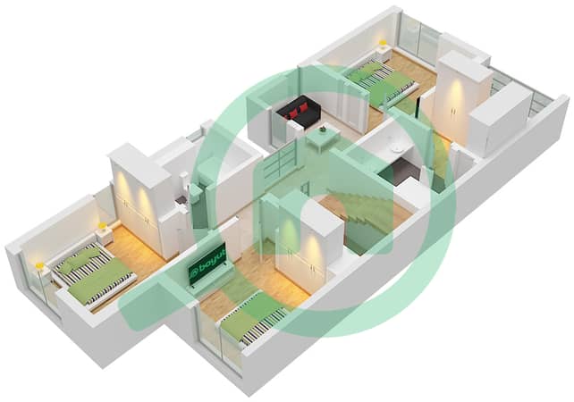 4B2 / Unit End First Floor