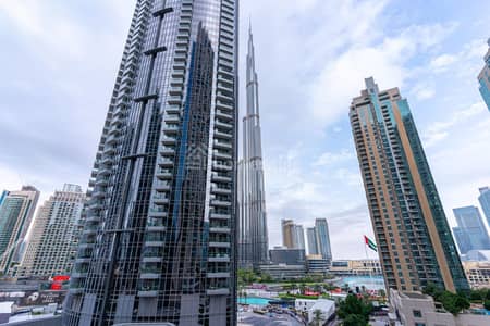 2 Bedroom Apartment for Rent in Downtown Dubai, Dubai - Spacious | Burj Khalifa View | Chiller Free