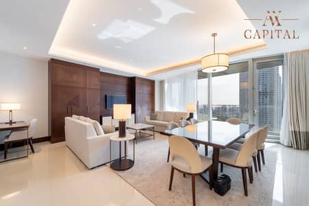 3 Bedroom Flat for Rent in Downtown Dubai, Dubai - 3 Bed Plus Maid | Full Burj View | Bills included