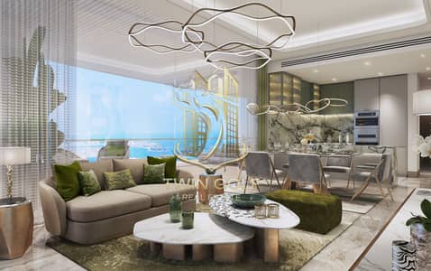 2 Cпальни Апартаменты Продажа в Дубай Харбор, Дубай - Luxury Dining room. jpg