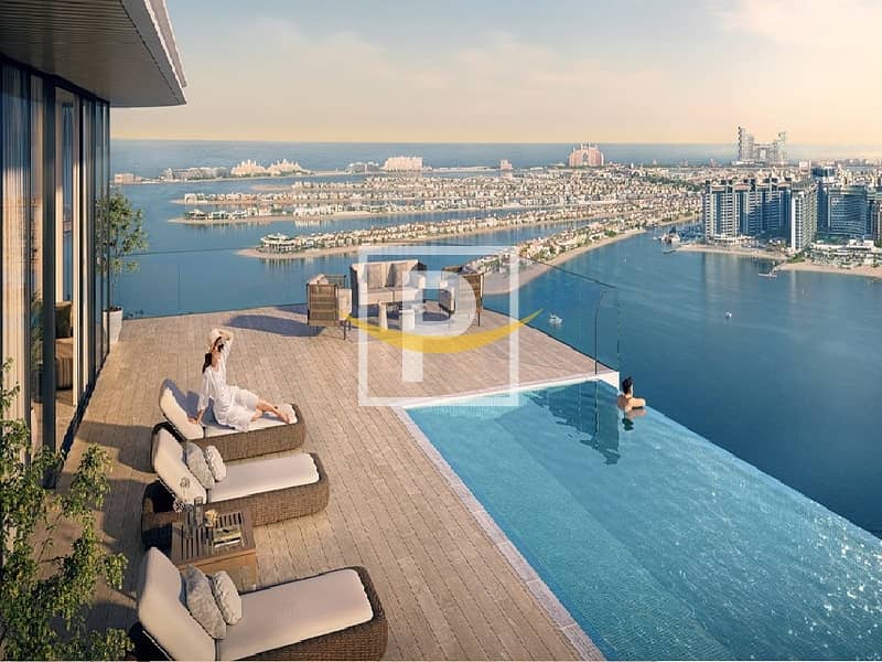 位于迪拜港，艾玛尔海滨社区，海湾胜景大厦 4 卧室的公寓 28235000 AED - 8833093