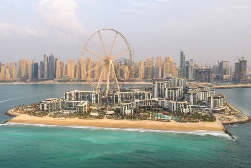 1Bed by Meeras Blue Waters Dubai Eye View With 4% DLD Waiver