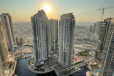 1 Bedroom Flat for Sale in Jumeirah Lake Towers (JLT), Dubai - High floor apt with stunning sea view and lake vie