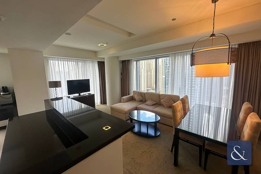 位于迪拜码头，迪拜谦恭海滨酒店（购物中心酒店） 2 卧室的公寓 280000 AED - 8831831