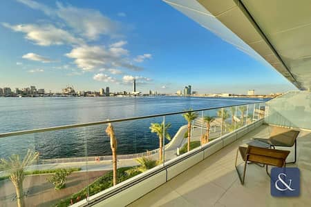 1 Bedroom Flat for Rent in Dubai Creek Harbour, Dubai - Full Water View | Huge Terrace | Furnished