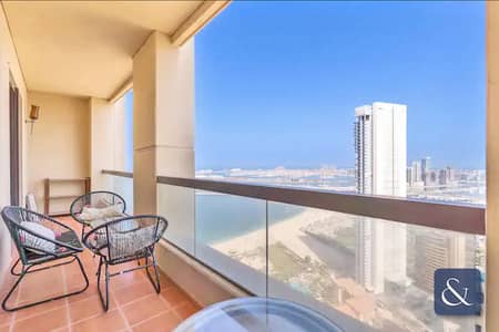 1 Bedroom Apartment for Rent in Jumeirah Beach Residence (JBR), Dubai - One Bedroom | Full Sea Views | Furnished
