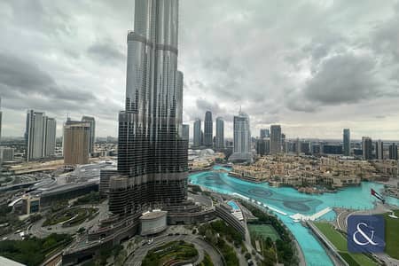 3 Bedroom Flat for Rent in Downtown Dubai, Dubai - Burj Khalifa And Fountain View | High Floor