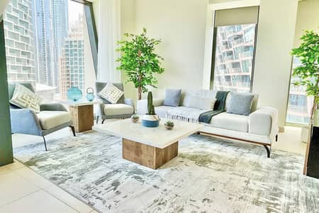 3 Bedroom Apartment for Rent in Downtown Dubai, Dubai - 3 Plus Maids | Burj Khalifa Views | Upgraded