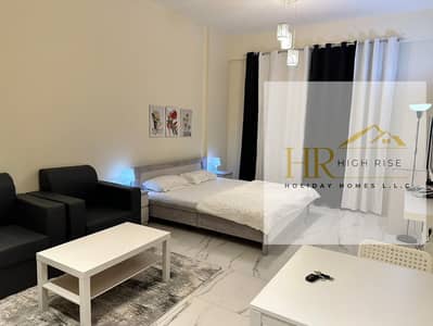 Studio for Rent in International City, Dubai - Bed Overview+Items. jpg