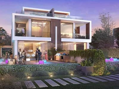 5 Bedroom Townhouse for Sale in DAMAC Hills 2 (Akoya by DAMAC), Dubai - NEW! Luxury Twin Villa Water/Park View|2% DLD OFF