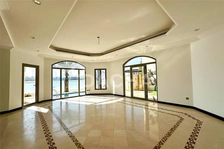 5 Bedroom Villa for Rent in Palm Jumeirah, Dubai - Vacant Now | Marina View | Unfurnished